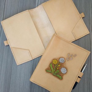 Pitypangos noteszborító - otthon & életmód - papír, írószer - könyv- és füzetborító - Meska.hu