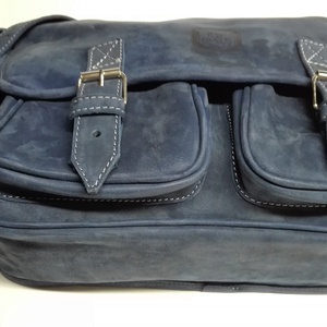 Hagyományos itsevas iskolatáska kékből -  - Meska.hu