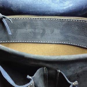 Hagyományos itsevas iskolatáska kékből -  - Meska.hu