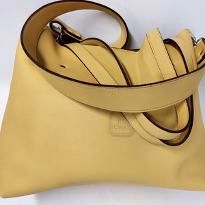 Bevásárló táska világos sárgában, Táska & Tok, Kézitáska & válltáska, Nagy pakolós táska, Bőrművesség, MESKA