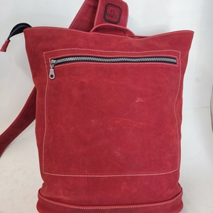 Félvállas nagy pakolós táska_vörös, Táska & Tok, Kézitáska & válltáska, Vállon átvethető táska, Bőrművesség, Meska
