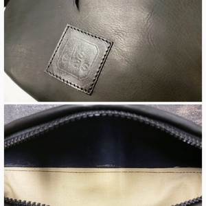 Nagy övtáska - fekete - táska & tok - övtáska - Meska.hu