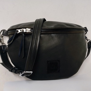 Nagy övtáska - fekete - táska & tok - övtáska - Meska.hu