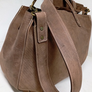 Mindentbele táska hamvas barna - táska & tok - kézitáska & válltáska - nagy pakolós táska - Meska.hu