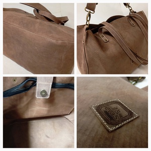 Mindentbele táska hamvas barna - táska & tok - kézitáska & válltáska - nagy pakolós táska - Meska.hu