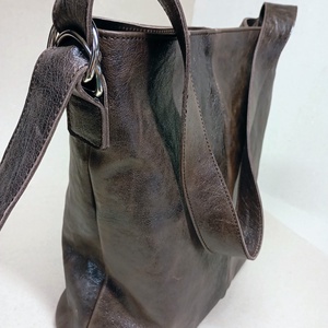 Elegáns válltáska_barna_2 - táska & tok - kézitáska & válltáska - nagy pakolós táska - Meska.hu