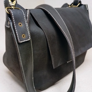 Kisebb mindentbele táska most másképp - barna - Meska.hu