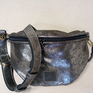 Nagy övtáska - bronzbarna - táska & tok - övtáska - Meska.hu