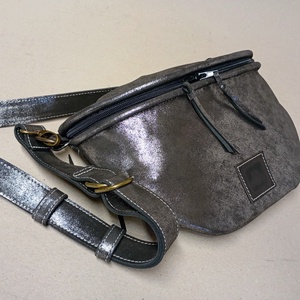 Nagy övtáska - bronzbarna - Meska.hu