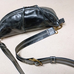 Övtáska - fekete kecske - táska & tok - övtáska - Meska.hu