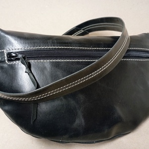 Övtáska - fekete kecske - táska & tok - övtáska - Meska.hu