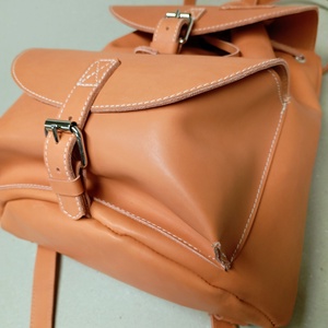 Pici narancssárga hátizsák - táska & tok - hátizsák - hátizsák - Meska.hu