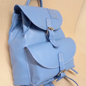 Pici világoskék hátizsák  - táska & tok - hátizsák - hátizsák - Meska.hu