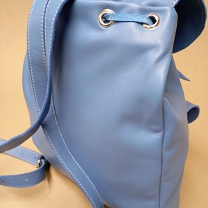 Pici világoskék hátizsák  - táska & tok - hátizsák - hátizsák - Meska.hu