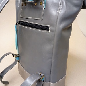 Csini futár hátizsák nem csak futároknak_szürke - játék & sport - sport és kikapcsolódás - kerékpározás - biciklis táska - Meska.hu