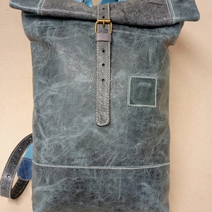 Csini futár hátizsák nem csak futároknak_kékesszürke - játék & sport - sport és kikapcsolódás - kerékpározás - biciklis táska - Meska.hu