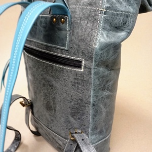 Csini futár hátizsák nem csak futároknak_kékesszürke - játék & sport - sport és kikapcsolódás - kerékpározás - biciklis táska - Meska.hu