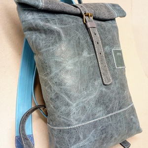 Csini futár hátizsák nem csak futároknak_kékesszürke - Meska.hu