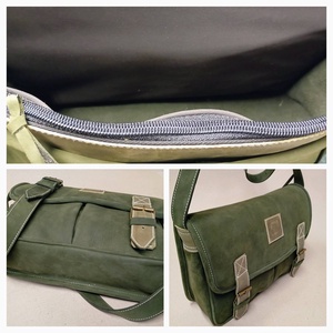 Kisebb kapkodó táska akár bringázni_khaki - táska & tok - kézitáska & válltáska - vállon átvethető táska - Meska.hu