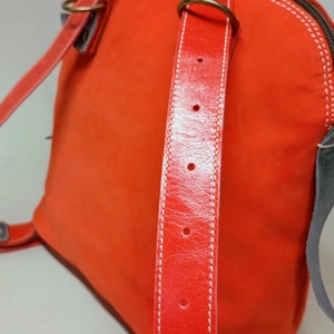 Háti/váll táska_korall - táska & tok - variálható táska - Meska.hu