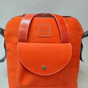 Háti/váll táska_korall - táska & tok - variálható táska - Meska.hu