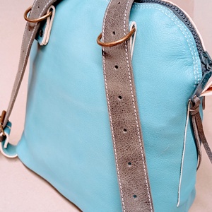 Háti/váll táska_világoskék - táska & tok - variálható táska - Meska.hu