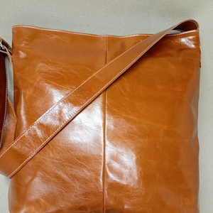 Elegáns válltáska_barna_3 - táska & tok - kézitáska & válltáska - nagy pakolós táska - Meska.hu