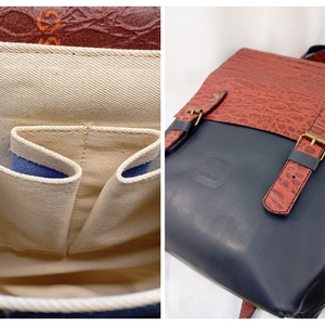 Minimál hátizsák Nereida megrendelésére - táska & tok - hátizsák - hátizsák - Meska.hu