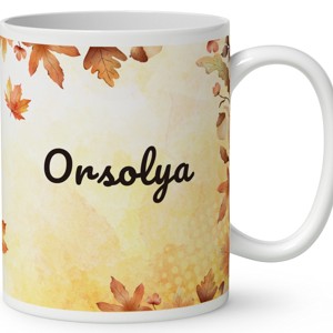 Névvel kérhető - Cuki őszi póni almával mintás bögre - otthon & életmód - konyhafelszerelés, tálalás - tálalás - bögre & csésze - Meska.hu