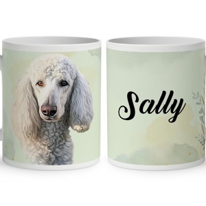 Névvel kérhető - Fehér óriás uszkár portré mintás bögre, Otthon & Életmód, Konyhafelszerelés, tálalás, Tálalás, Bögre & Csésze, , MESKA