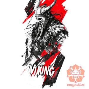 Viking plakát v6 férfi póló - ruha & divat - férfi ruha - póló - Meska.hu