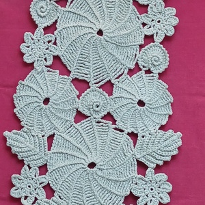 'Virágrét' terítő - otthon & életmód - dekoráció - asztal és polc dekoráció - horgolt & csipketerítő - Meska.hu