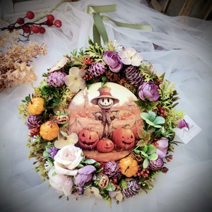 halloween Ajtódísz, kopogtató  - Meska.hu