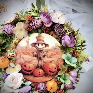 halloween Ajtódísz, kopogtató  - otthon & életmód - dekoráció - halloween - halloweeni ajtódíszek és ablakdíszek - Meska.hu