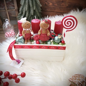 Mézeskalács adventi tál, mézi adventi , Karácsony, Adventi díszek, Adventi koszorú, Mindenmás, MESKA