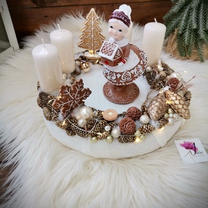 LED-es Világító, mézeskalács nagymama adventi koszorú, mézeskalács adventi dísz - karácsony - adventi díszek - adventi koszorú - Meska.hu LED-es Világító, mézeskalács nagymama adventi koszorú, mézeskalács adventi dísz - karácsony - adventi díszek - adventi koszorú - Meska.hu