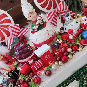 Játékország LED-es Világító adventi dísz, diótörő, kis vonat asztaldísz, karácsonyi dísz - karácsony - adventi díszek - adventi koszorú - Meska.hu