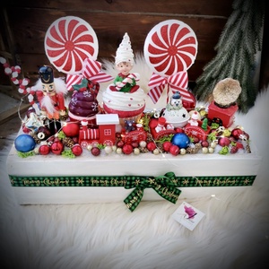 Játékország LED-es Világító adventi dísz, diótörő, kis vonat asztaldísz, karácsonyi dísz - karácsony - adventi díszek - adventi koszorú - Meska.hu