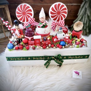 Játékország LED-es Világító adventi dísz, diótörő, kis vonat asztaldísz, karácsonyi dísz - karácsony - adventi díszek - adventi koszorú - Meska.hu