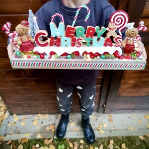 Mézeskalács  LED-es Világító adventi dísz,  asztaldísz, karácsonyi dísz, Karácsony, Adventi díszek, Adventi koszorú, Mindenmás, MESKA