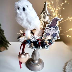 Harry Potter, LED-es Világító, asztaldísz, koszorú, karácsonyi dísz, Karácsony, Adventi díszek, Adventi koszorú, Mindenmás, MESKA