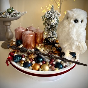 Harry Potter adventi koszorú, világító asztaldísz, Karácsony, Adventi díszek, Adventi koszorú, Mindenmás, MESKA