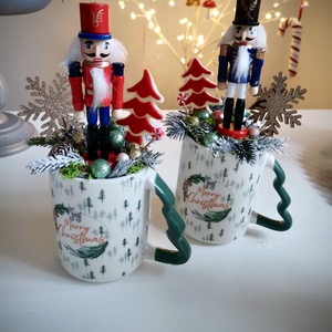 Diótörő bögre díszek, asztaldísz, karácsonyi dísz - Meska.hu