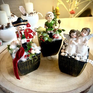 Diótörő bögre díszek, asztaldísz, karácsonyi dísz - Meska.hu