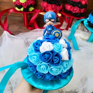 Ovis Ballagási csokor, Amerika kapitány  - Meska.hu