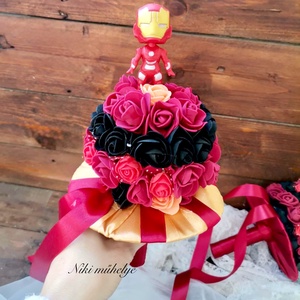 Ovis Ballagási csokor, vasember - Meska.hu