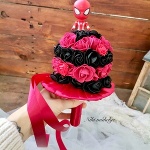 Ovis Ballagási csokor, pókember - Meska.hu