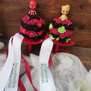 Ovis Ballagási csokor, pókember - Meska.hu