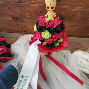 Ovis Ballagási csokor, Groot  - otthon & életmód - virágdekoráció - virágok - virágcsokor - Meska.hu