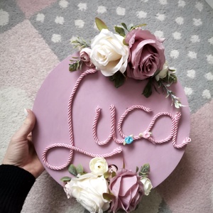 Babaszoba dekoráció, névtábla, baba dekor  - baba - mama - babaszoba dekoráció - babanév dekoráció - Meska.hu